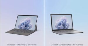 Surface Pro 10 y Surface Laptop 6