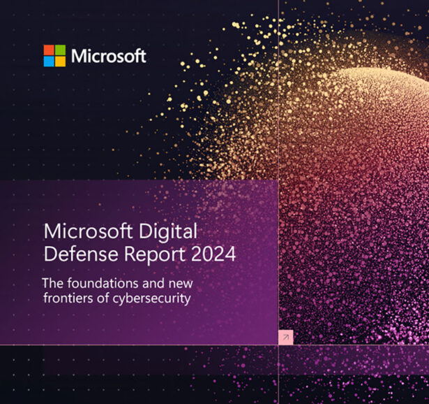 Cartel del Reporte de Defensa Digital de Microsoft 2024