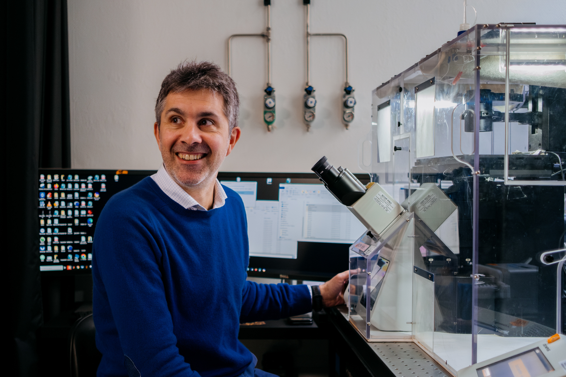 Pascal Hersen, jefe del laboratorio de física del Institut Curie y director senior de investigación del CNRS. 