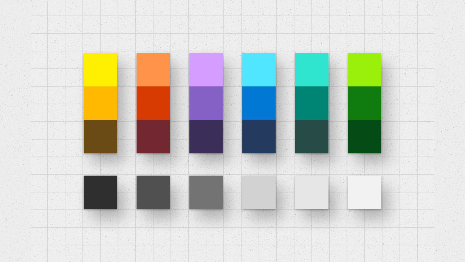 Ilustración con la paleta de color anterior de Microsoft